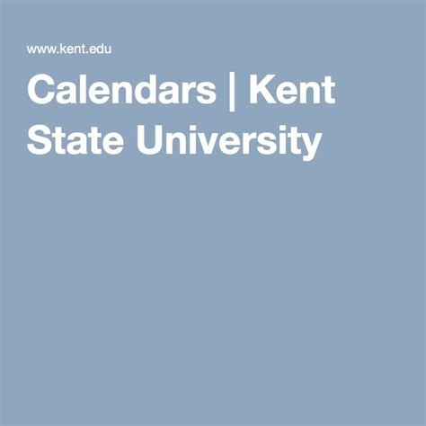 Kent State University Catalog 2024.